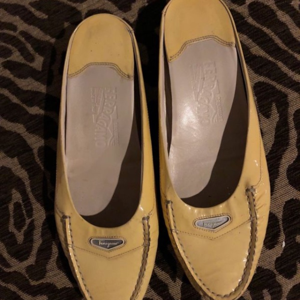 Ferregamo vintage driving shoes for sale! Size71/2